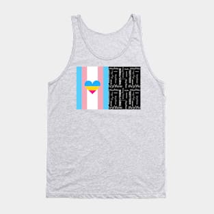 Transgender Pan Pride, They/Them Pronouns - Identity Pride Tank Top